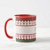 Mug Douceur moche serré Angels de Hygge Coeurs Noël (Gauche)