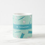 Mug Douceur Toth Turquoise Mint dentifrice Toothbrosse (Centre)