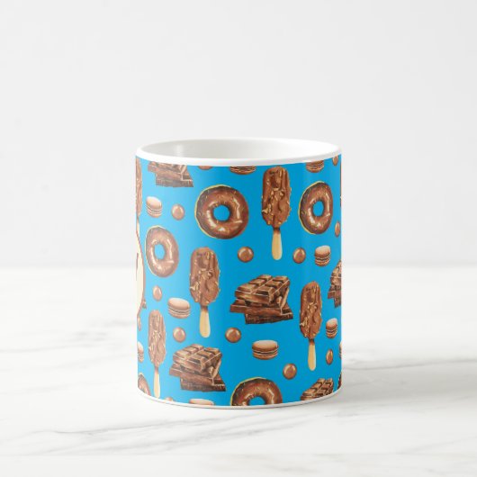 Mug Douceurs au chocolat mignonette crème glacée Donut (Centre)