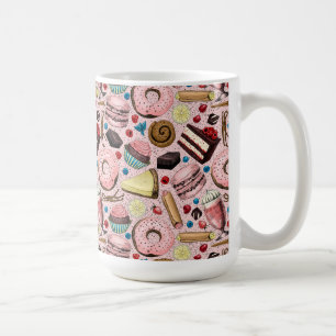 Mug Douceurs sur rose