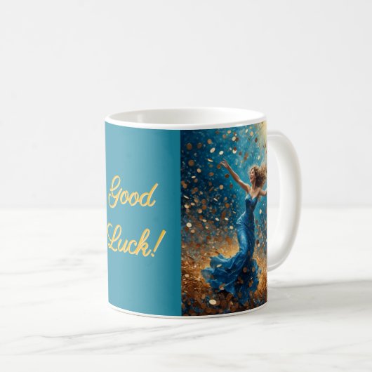 Mug Douche de chance (Devant droit)