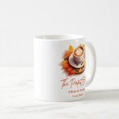 Mug Douche de couple automne La combinaison parfaite  (Devant droit)