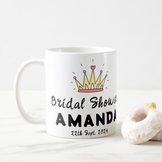 Mug Douche de mariée (Avec donut)