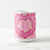 Mug Doughnut Coeur Rose (Centre)