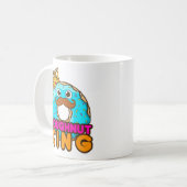 Mug Doughnut King Donut Lover Hommes garçons (Devant gauche)