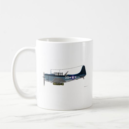 Mug Douglas SBD-5 courageuse (Gauche)