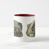 Mug Douillettement comme carlin (Centre)