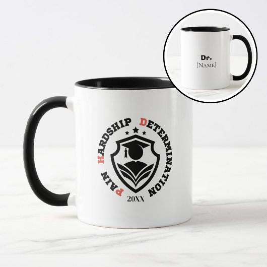 Mug Douleur, Dureté, Détermination – Citation Drôle de