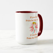 Mug Douleur infirmière dans mon cul (Devant droit)