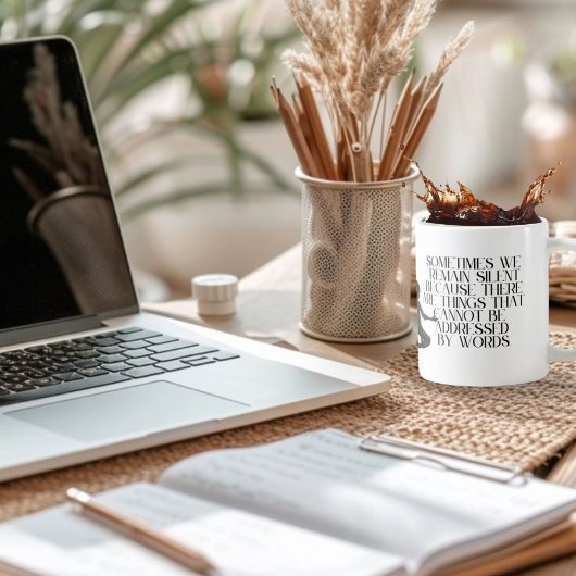 Mug Douleur silencieuse - Conception de devis émotionn