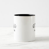Mug d'ours noir blanc personnalisé (Centre)