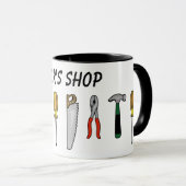 Mug d'outils personnalisés (Devant droit)