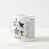 Mug Douvres, l'origine, la signification et la crête (Devant gauche)