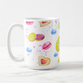 Mug Doux beignets avec motif vitré coloré (Gauche)