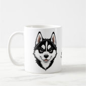 Mug Doux chiot Husky sibérien (Gauche)