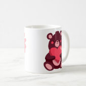 Mug Doux cœur et ours (Devant droit)