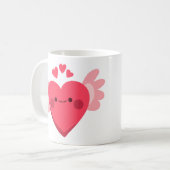 Mug Doux cœur et ours (Devant gauche)
