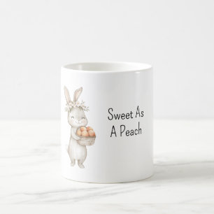 Mug Doux comme un lapin pêche