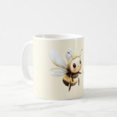 Mug Doux comme un miel adorable abeille heureuse (Devant gauche)