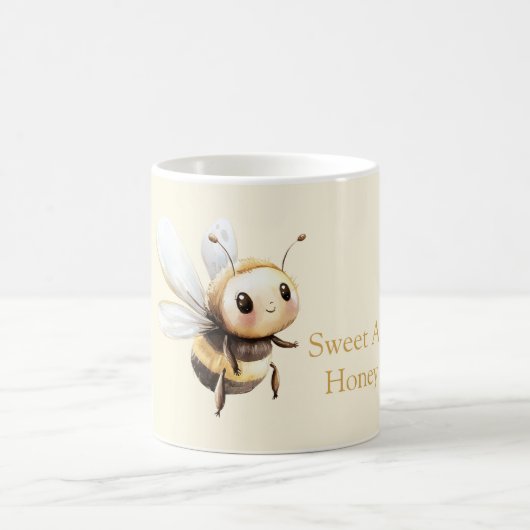 Mug Doux comme un miel adorable abeille heureuse (Centre)