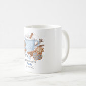 Mug Doux et bébé il fait froid dehors baby shower (Devant droit)