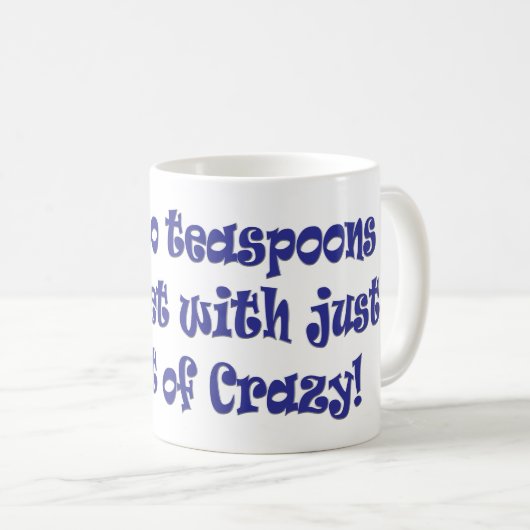 Mug Doux et fou (Devant droit)