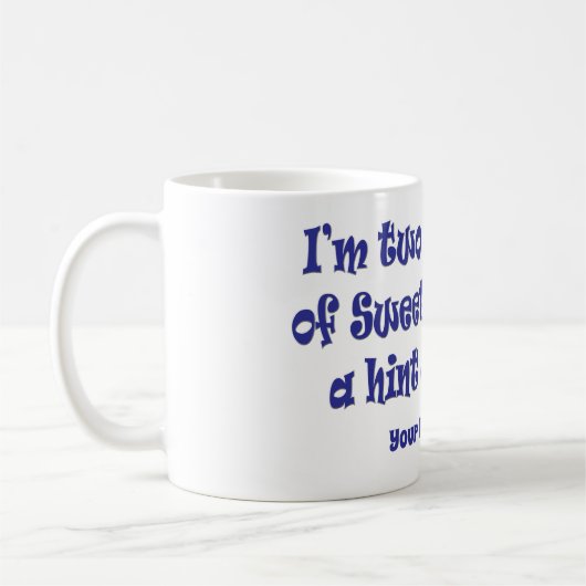 Mug Doux et fou (Gauche)