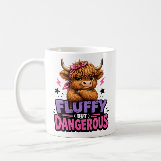 Mug Doux mais Dangereux (Gauche)