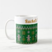 Mug Doux moche confortable personnalisé | Hugs et caca (Gauche)