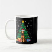 Mug Doux moche Xmas Tree Lights Irish Wolfhound Chien (Gauche)