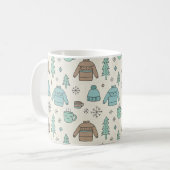 Mug Doux Pull de l'Hiver & Chocolat Chaud (Devant gauche)