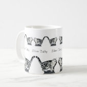 Mug Douze chats tigrés argentés (Devant gauche)