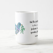 Mug Dove of Peace w Verse des Galates 5:22 (Centre)