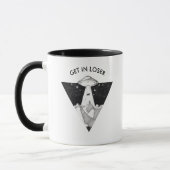 Mug d'OVNI drôle | Accéder à Loser (Gauche)
