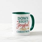 Mug Down Right Joyful This Christmas | Loving Liam (Devant droit)
