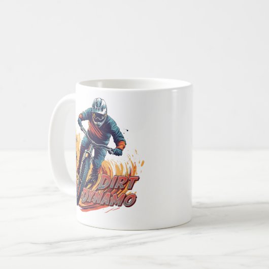 Mug Downhill Graphic and Text (Devant gauche)