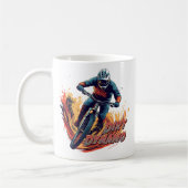 Mug Downhill Graphic and Text (Gauche)