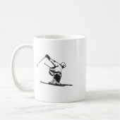Mug Downhill Skiing Skier  (Gauche)