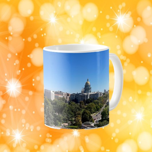 Mug Downtown Denver Skyline Colorado State Capitol