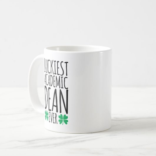 Mug Doyen universitaire le plus chanceux jamais (Devant gauche)