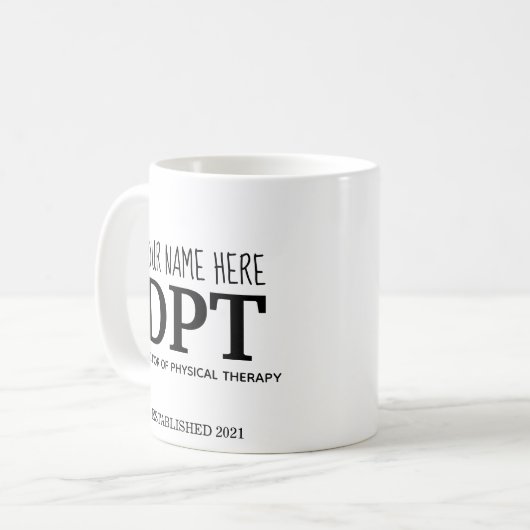 Mug DPT personnalisable (Devant gauche)