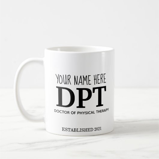 Mug DPT personnalisable (Gauche)