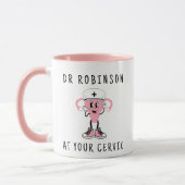 Mug Dr Custom Nom À Votre Cervix Pesronalized (Gauche)