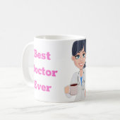 Mug Dr Customisé (Votre nom) et (Meilleur Dr jamais) (Devant gauche)