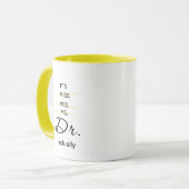 Mug Dr. En fait Jaune (Devant gauche)
