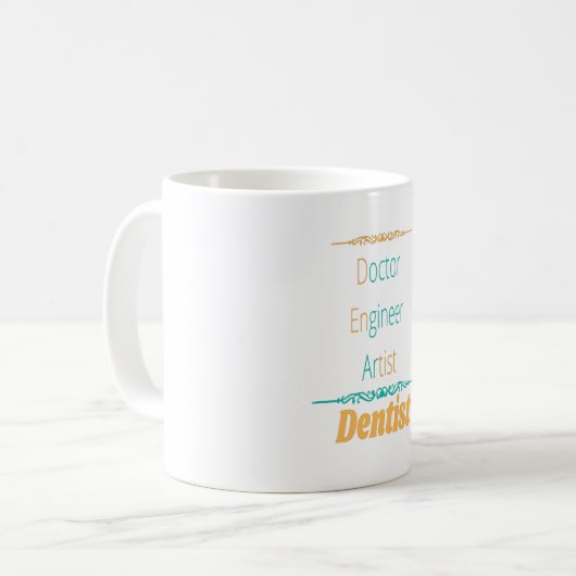 Mug Dr Engineer Artist Equals (Devant gauche)