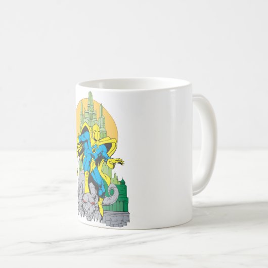 Mug Dr Fate et tour invisible (Devant droit)