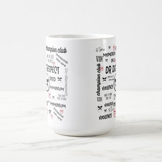 Mug Dr. Manque De Respect Violence Accélération (Centre)