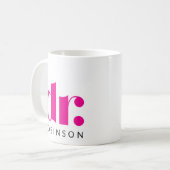 Mug dr. [Nom personnalisé] (Devant gauche)