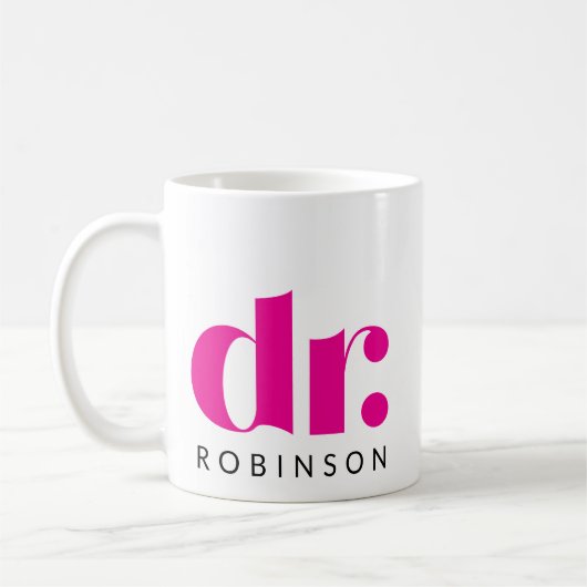 Mug dr. [Nom personnalisé] (Gauche)